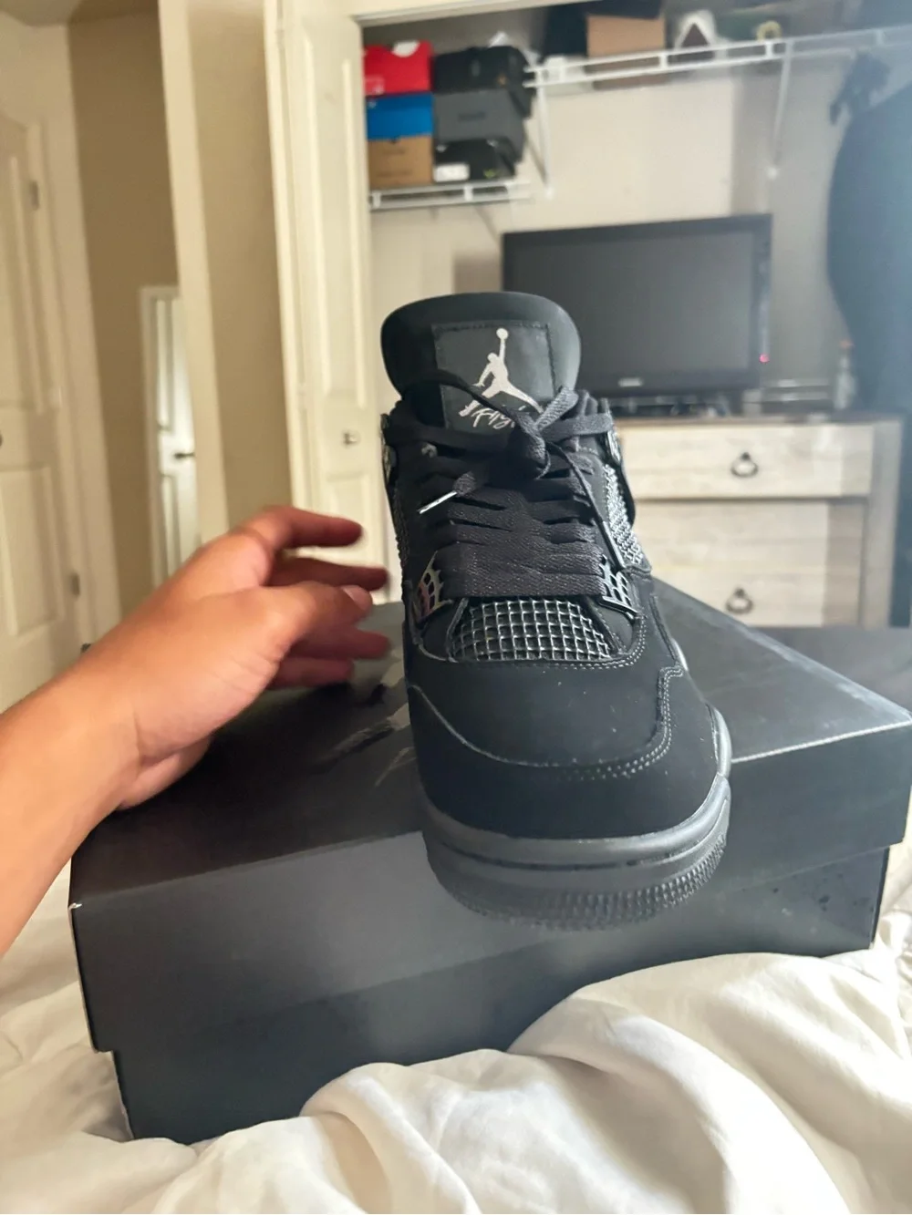 Jordan Black cat 4 “2020” Low-Top Sneakers